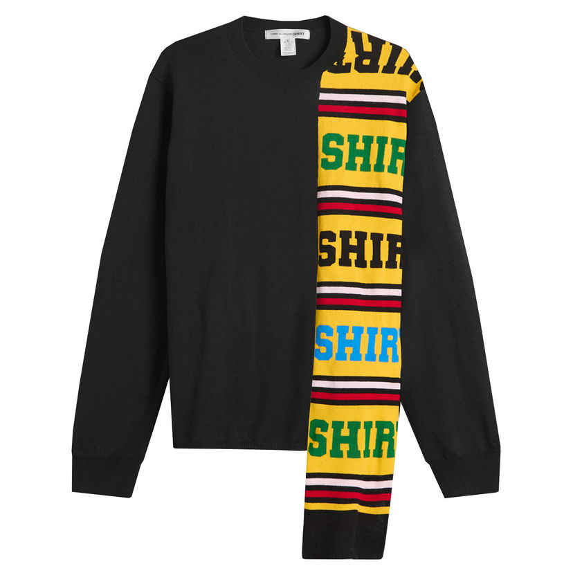 Džemper Comme des Garçons Football Scarf Crna | FP-N003-051-1