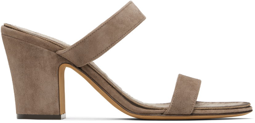 Haljina The Row The Row Awar Strap Heeled Sandals Siva | F1595-L221