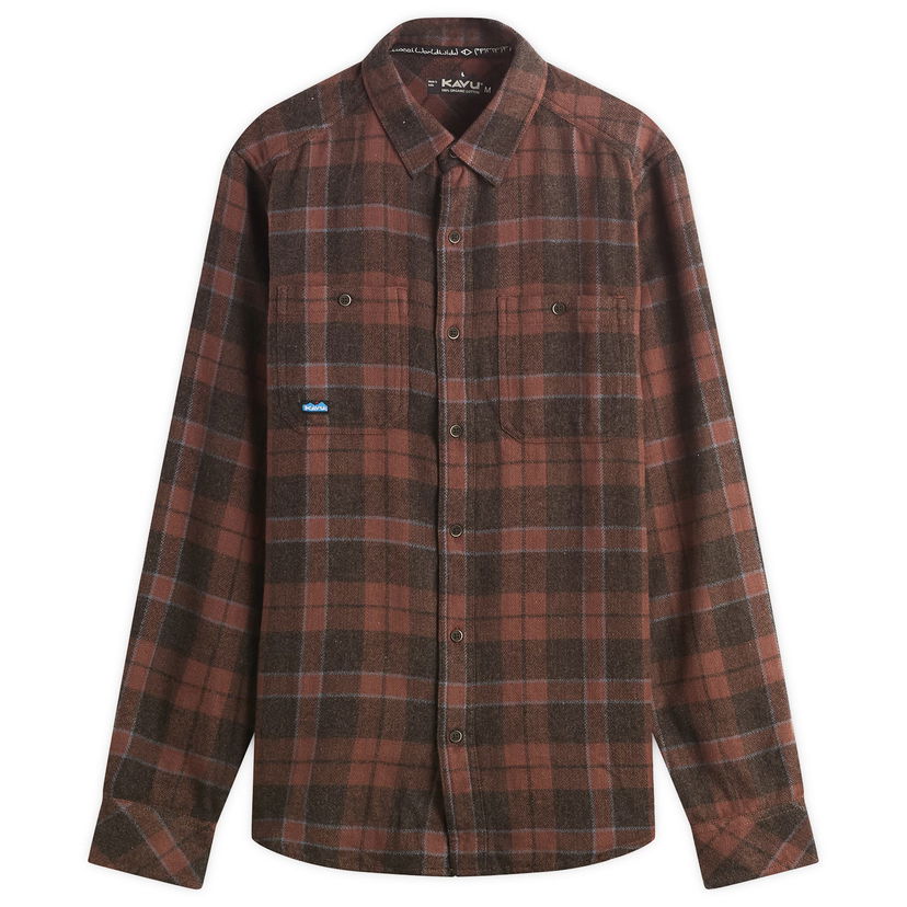 Košulja KAVU Big Joe Flannel Shirt, Size Small Smeđa | 510-2707