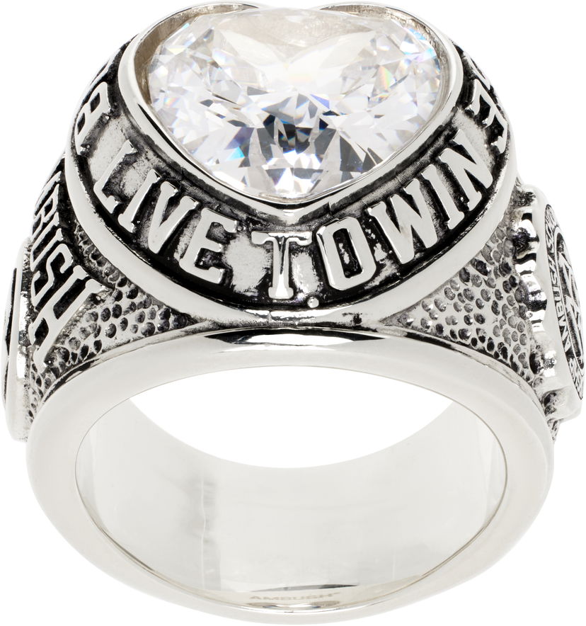 Prsten Ambush AMBUSH Heart Class Ring Metalik | 12114804