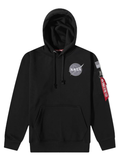 Dukserice Alpha Industries Space Shuttle Hoody Crna | 178317-03
