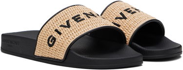Dodaci Givenchy Givenchy Raffia Pool Slides Bež | BE3076E29B015, 3