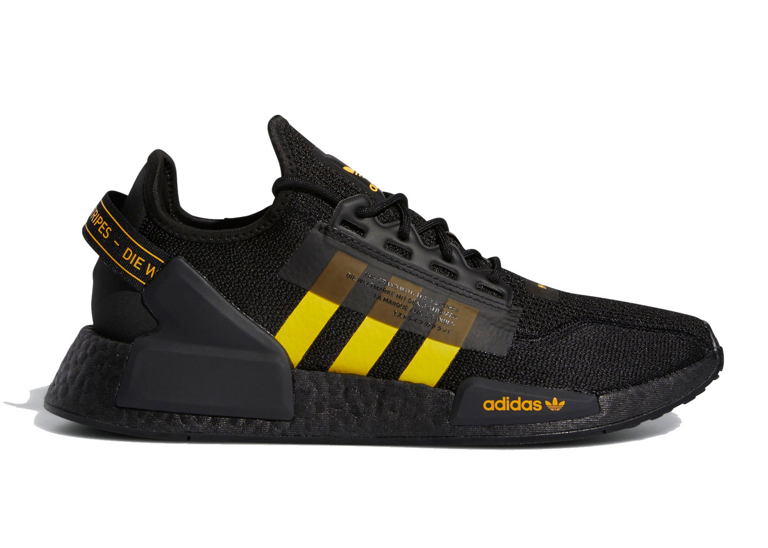 Tenisice i cipele adidas Originals NMD R1 V2 Core Black Solar Gold Crna | GX3849, 0