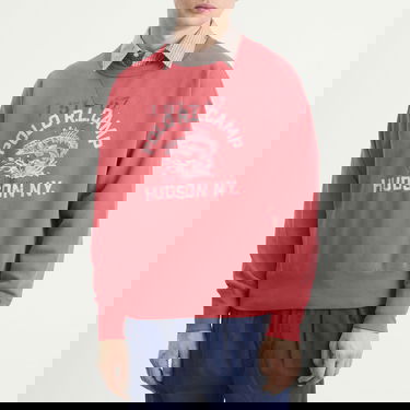 Dukserice Polo by Ralph Lauren Camp Sweatshirt with Fish and Hudson NY Graphic Crvena | 710P05436-RED, 2
