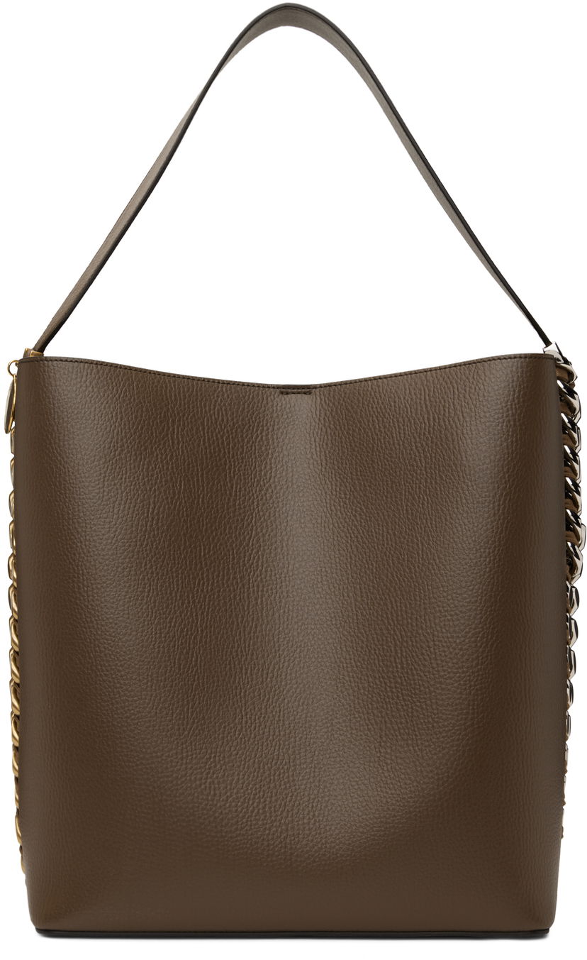 Tote bag Stella McCartney Stella McCartney Frayme Tote Bag Smeđa | 7B0011WP0316