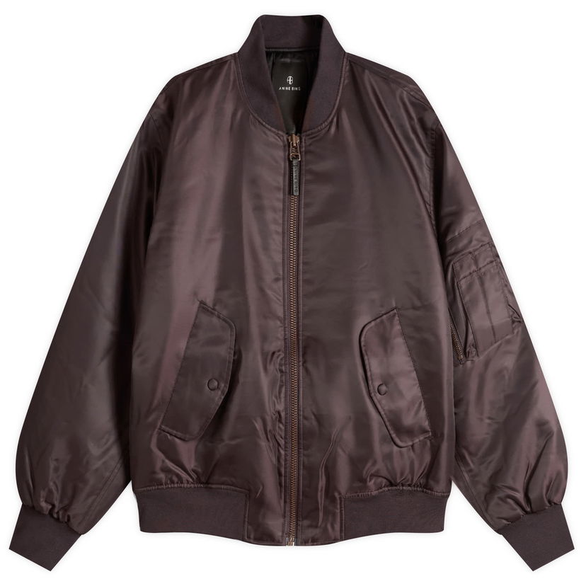 Bomber jakna Anine Bing Anine Bing Leon Bomber Jacket, Size X-Small Smeđa | A-01-11853-BWN34