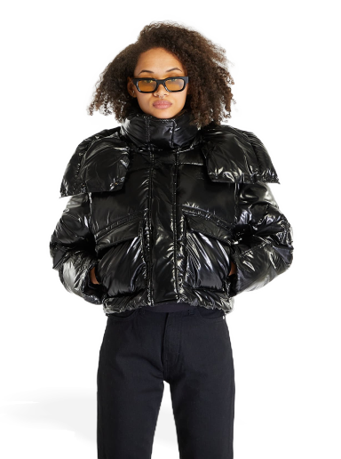 Pernata jakna CALVIN KLEIN High Shine Puffer Jacket Crna | J20J221884 BEH
