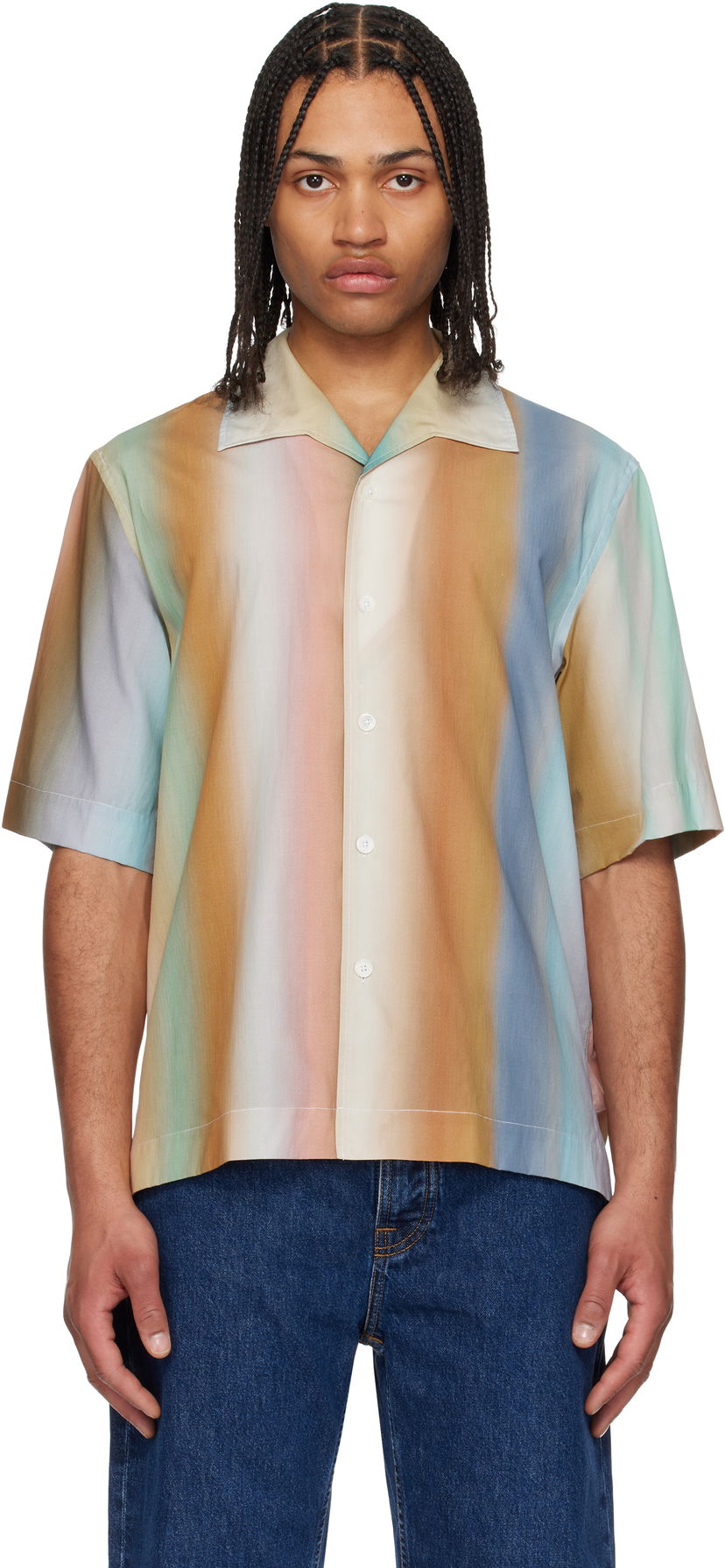 Košulja Paul Smith Paul Smith Oversized Smith Stripe Shirt Višebojno | M1R-426Z-P02674