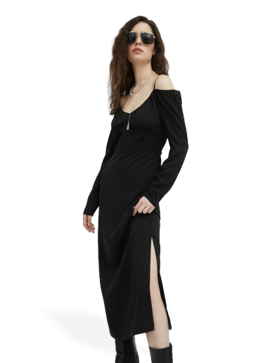 Haljina Samsoe Samsoe Hollie Dress Crna | F22400098