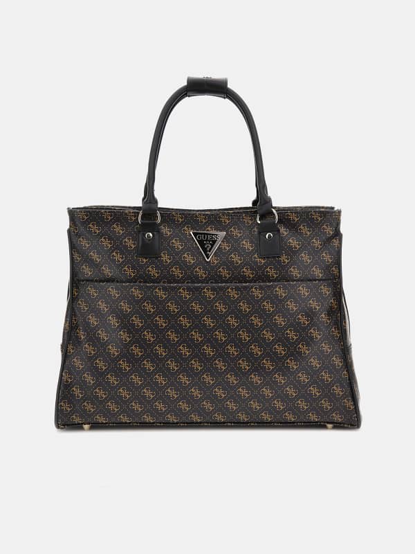 Ručna torbica GUESS Jesco 4G Logo Weekender Bag Smeđa | TWQ83899190