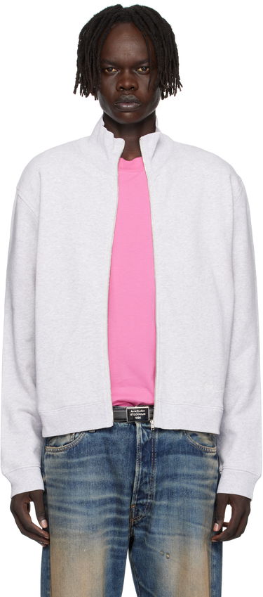 Dukserice Acne Studios Acne Studios Zip-Up Sweatshirt Siva | CI0207-, 0