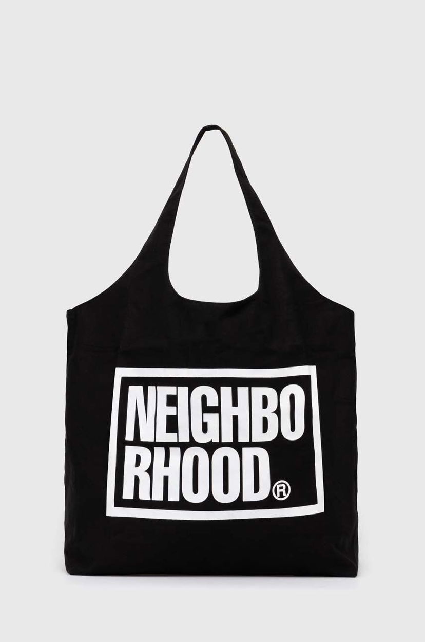 Tote bag Neighborhood NEIGHBORHOOD ID Tote Bag-L Crna | 241MYNH.CG02