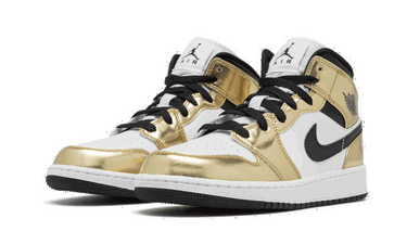 Tenisice i cipele Jordan Air Jordan 1 Mid "White Metallic Gold" Metalik | DC1419-700, 3