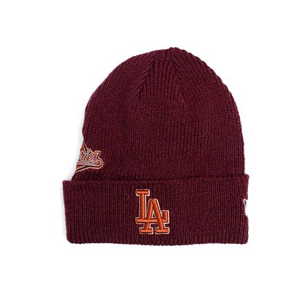 Kapica New Era Knit Beanie with Patch Crvena | 60580732