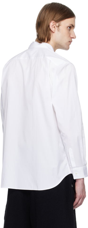 Košulja Comme des Garçons Comme des Garçons Cotton Poplin Check Appliqué Shirt Bijela | FO-B007-051, 2