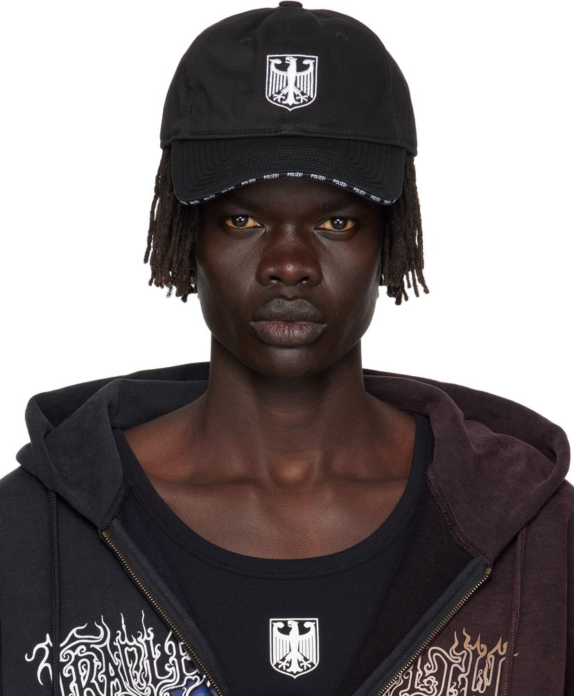 Kapa VETEMENTS Vetements Polizei Logo Cap Crna | UH76CA300BW