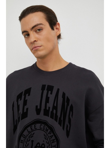 Dukserice Lee Crewneck Seasonal Siva | L84KRYON