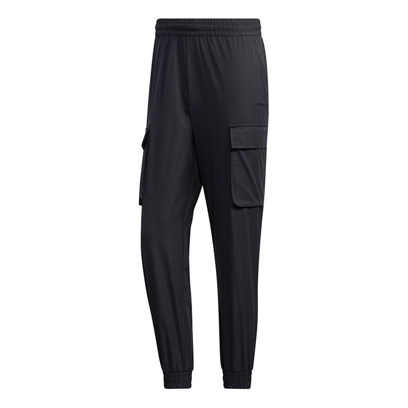 Cargo hlače adidas Originals Neo Side Pocket Cargo Sweatpants Crna | GM2279