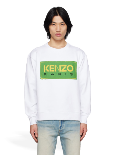 Džemper KENZO Paris Embroidered Bijela | FD55SW4474ME