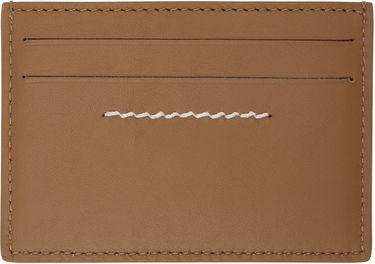 Novčanik Maison Margiela MM6 Maison Margiela Leather Card Holder Smeđa | SA5UI0013 P7258, 1