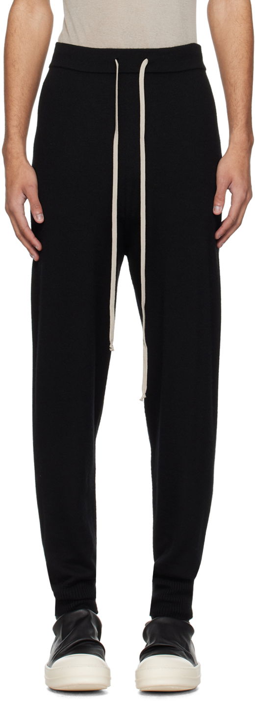 Trenirka Rick Owens Drawstring Sweatpants Crna | RU01D3653 WS