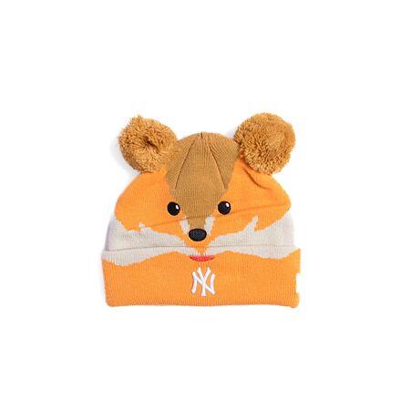 Kapica New Era New Era NY Yankees Toddler Pom Beanie (50-52 cm) Narančasta | 60565309