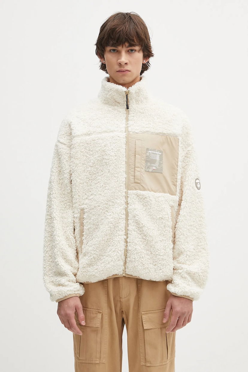 Jakna AAPE by A Bathing Ape AAPE Now Zip Up Jacket Bijela | AAPSWMB331XXN