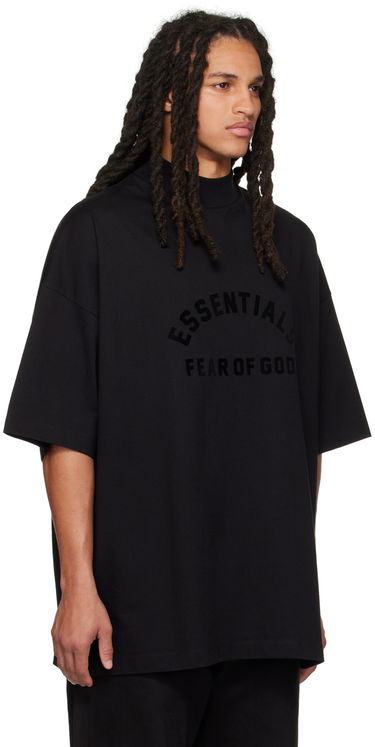 Majica kratkih rukava Fear of God Essentials Arch Logo Tee Crna | 125SP232000F, 1