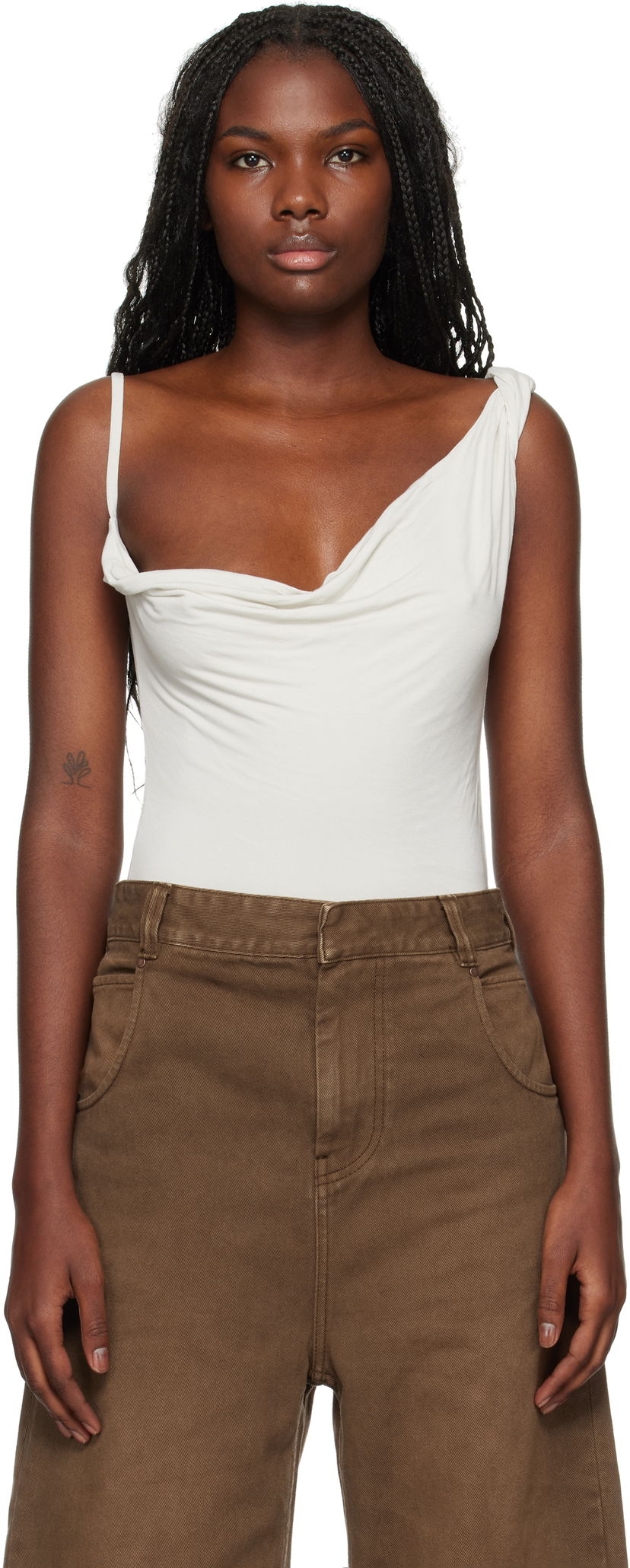 Body Entire Studios Bodysuit Bijela | ES2472RI