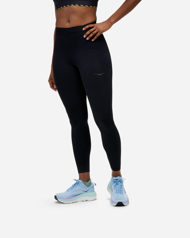 Tajice Hoka One One Novafly Run Tight Crna | 1141743-BLK