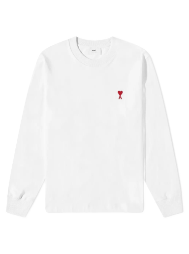 Majica kratkih rukava AMI Long Sleeve Small A Heart Tee Bijela | UTS200-701100