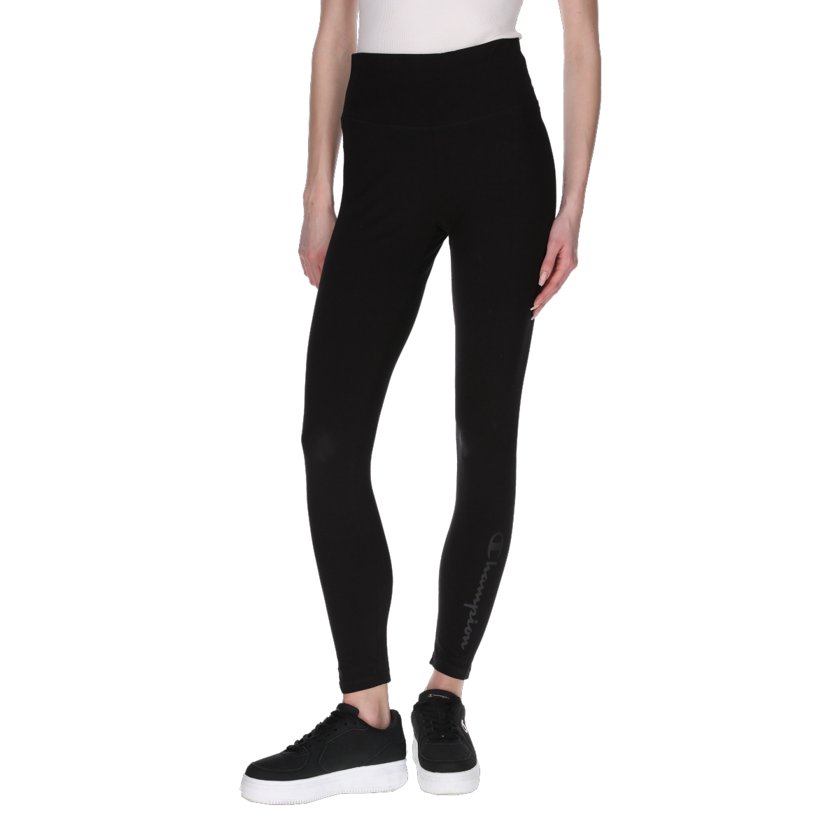Tajice Champion Champion Everyday Script Leggings Crna | 118199-KK001, 0