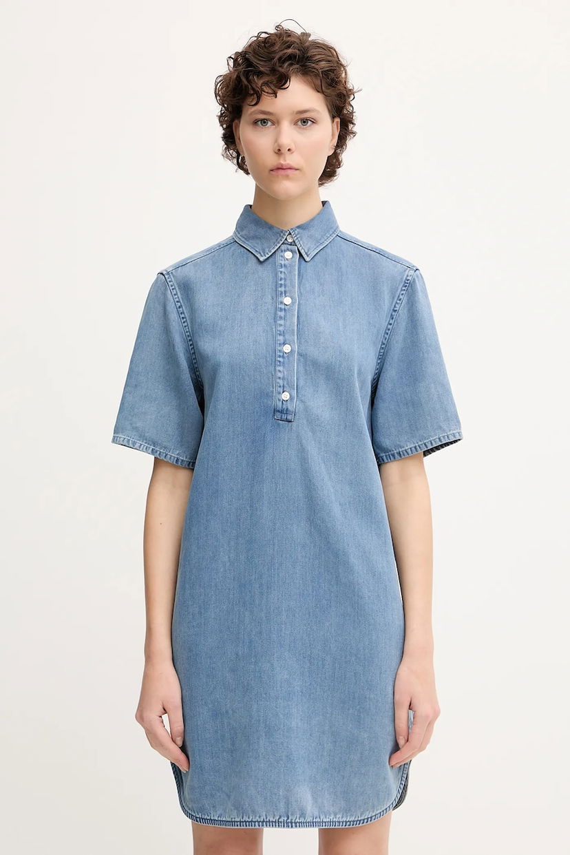 Haljina Samsoe Samsoe Samsoe Samsoe SATONE Mini Dress Plava | F25200172