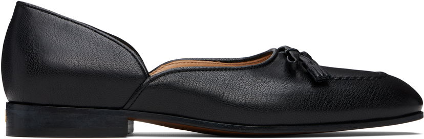 Njega cipela Valentino Valentino Square Toe Tassel Loafers Crna | 6Y0S0K15VMH0NO