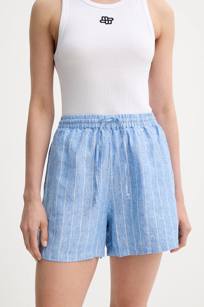 Kratke hlače Samsoe Samsoe Samsoe Samsoe MAREN High Waist Shorts Plava | F23900001