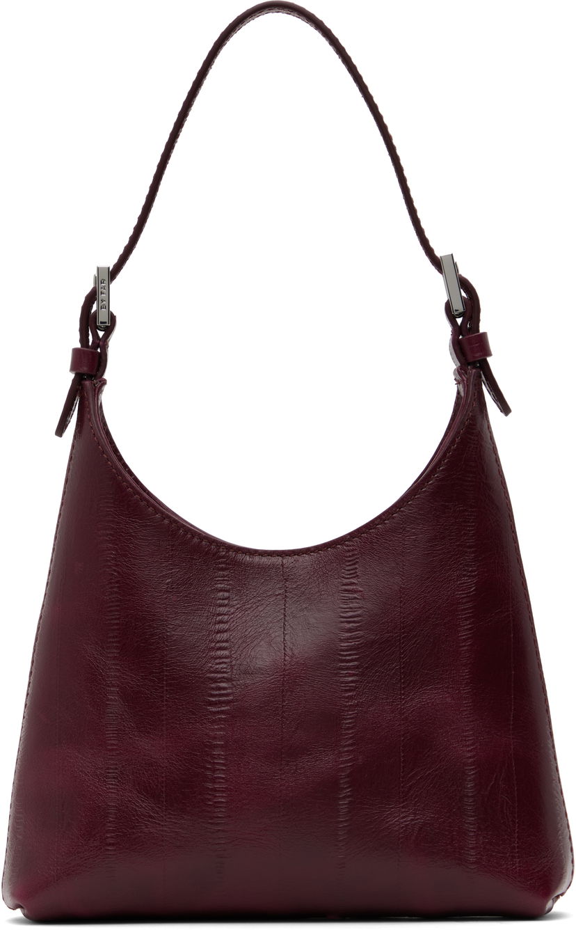 Torba za rame BY FAR BY FAR Baby Camryn Shoulder Bag Tamnocrvena | MWBTH031CL036RD028PL