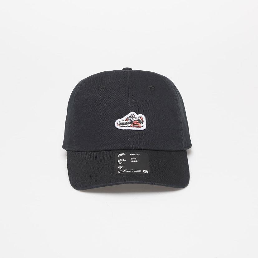 Kapa Nike Club Unstructured Air Max 90 Patch Cap Crna | HV7021-010