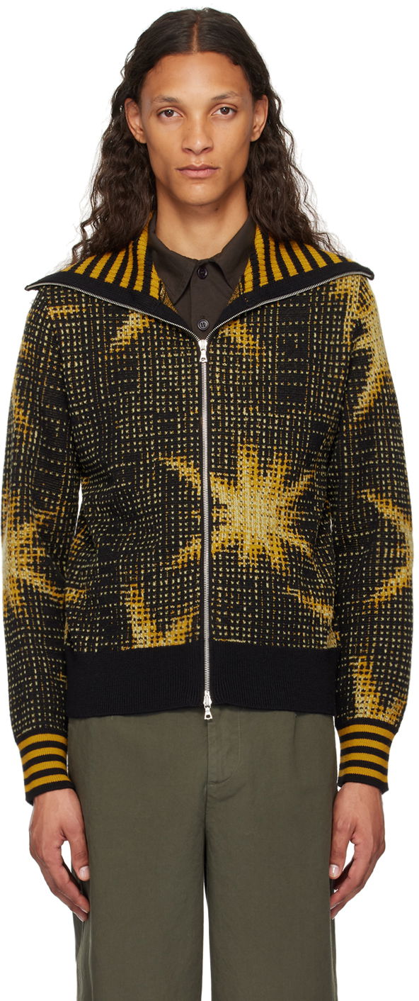 Džemper Dries Van Noten Zip Sweater Crna | 242-021219-9703