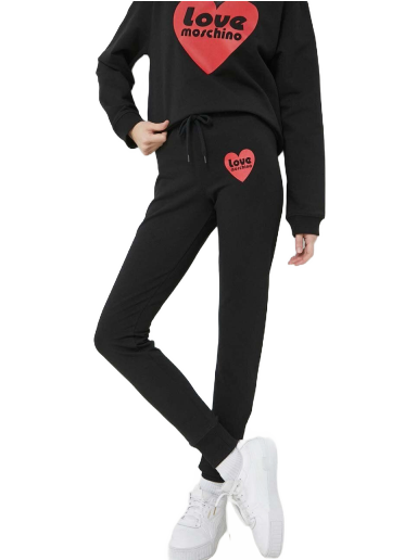 Trenirka Moschino Sweatpants Love Crna | W.1.424.29.E.2246