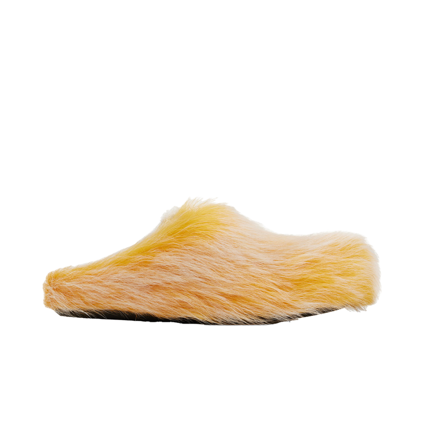 Tenisice i cipele Marni Long Hair Calfskin Fussbett Slip-on Loafers Žuta | SBMS004601 P8006