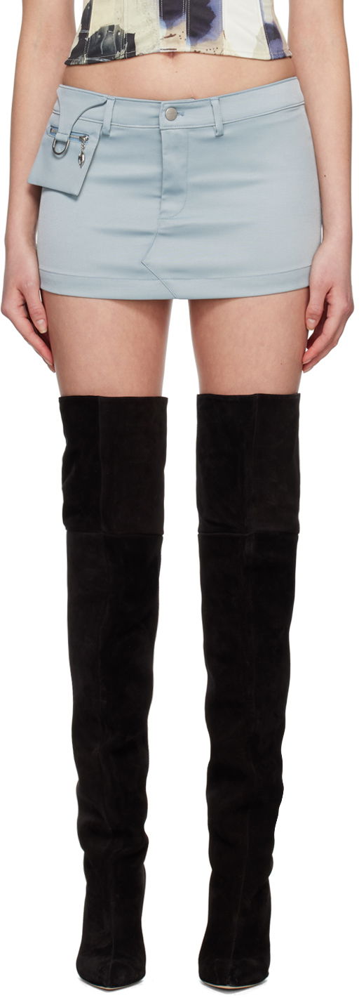 Suknja Miaou Miaou Hannah Jewett Edition Mac Miniskirt Plava | 4028GABARO