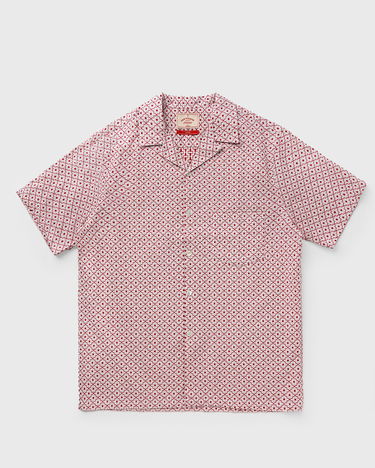 Košulja Portuguese Flannel Camp Collar Shirt Crvena | SS25.090.WHITE-RED, 1