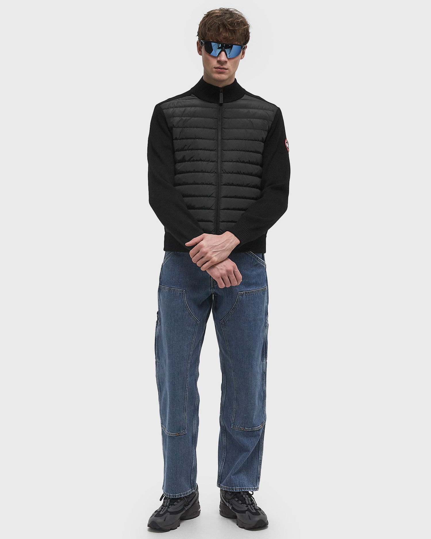 Džemper Canada Goose Hybridge Knit Hybrid Down Jacket XXL Crna | 6830M-61, 1