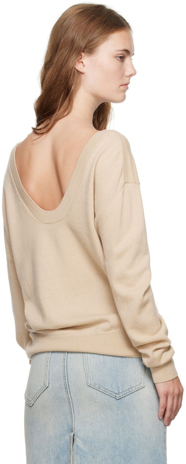 Džemper We11done Deep V-Neck Sweater Bež | WD-KT2-24-642-W-BG, 2