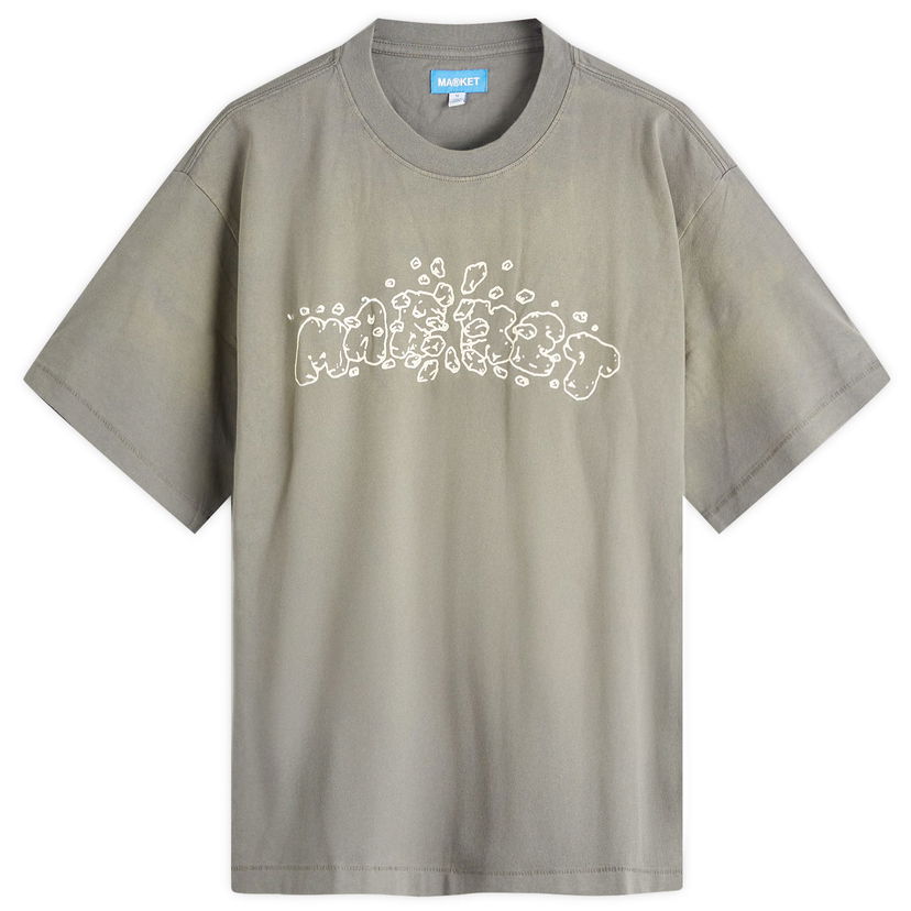 Majica kratkih rukava MARKET Crash T-Shirt, Size Large Siva | 399002165-CEM