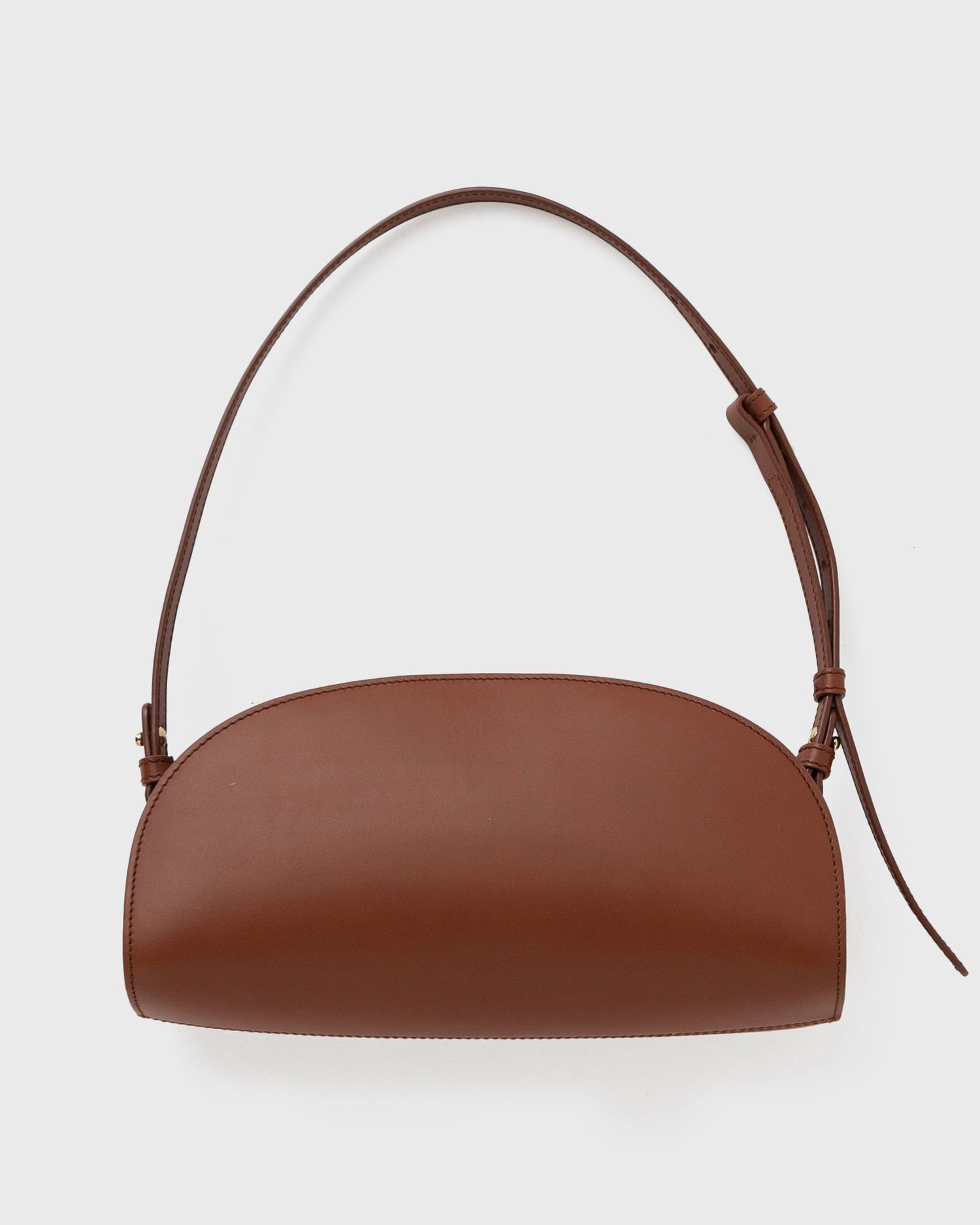 Torba za rame A.P.C. Demi-Lune Shoulder Handbag Smeđa | PXCAX-F61997-CAD, 1