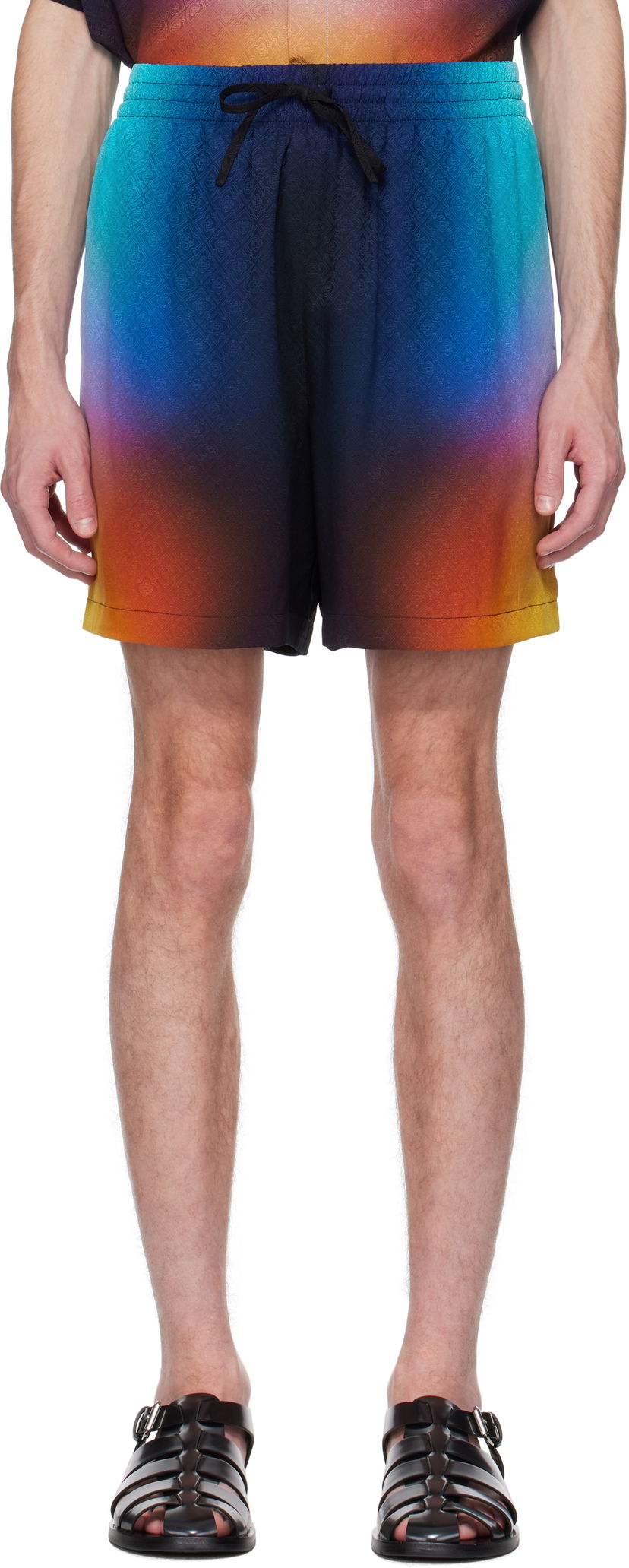 Kratke hlače Casablanca Casablanca Gradient Silk Shorts Višebojno | MS25-TR-012-02