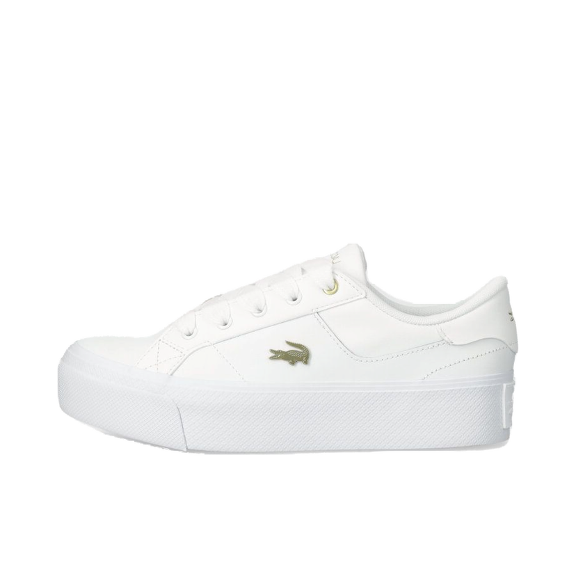 Tenisice i cipele Lacoste Lacoste Ziane Platform Logo Leather Bijela | 47CFA0005