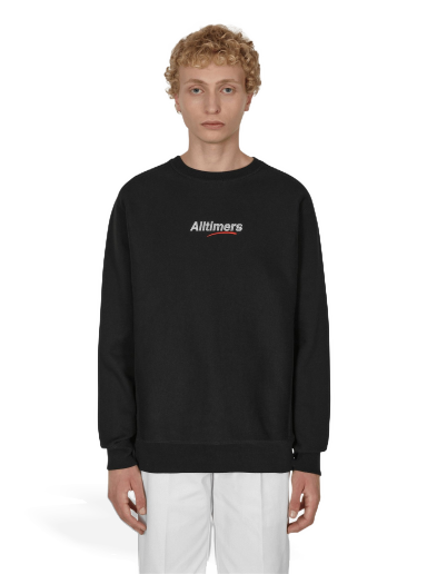 Dukserice Alltimers Mini Estate Embroidered Crewneck Sweatshirt Crna | PN1766 001