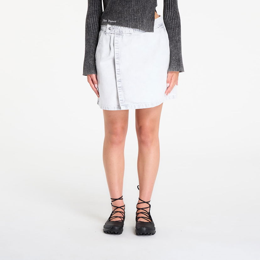 Suknja Carhartt WIP Carhartt WIP Women's Emery Wrap Denim Mini Skirt Bijela | I035575.895F